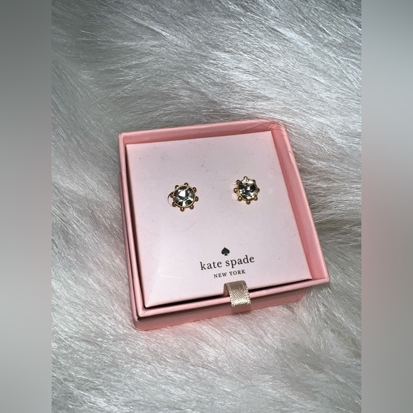 NWT Kate Spade Flying Colors Bezel Earrings - Picture 2 of 6